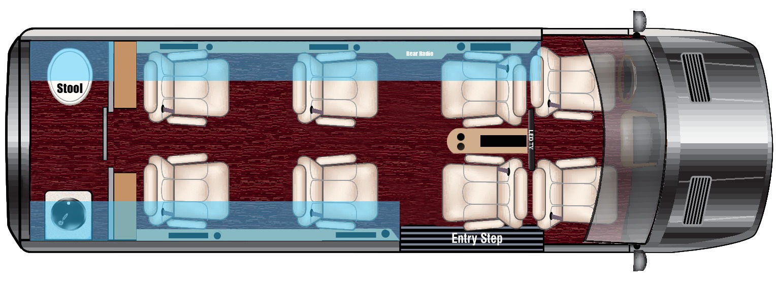 New 2020 Mercedes-Benz Sprinter 170E Business DayLounge BD6 Full Partition 3500XD for sale Call for price at Iconic Sprinters in Fort Worth TX 76106 1