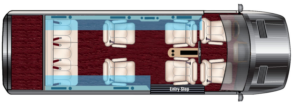 Available Floor Plan Business Day Lounge 170 B7