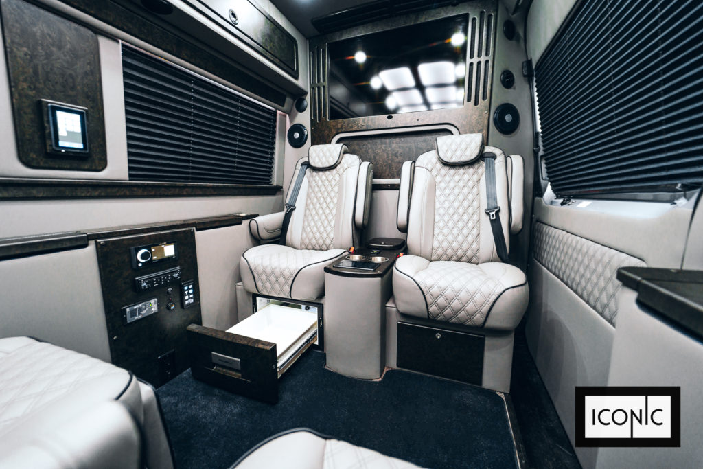 luxury sprinter van with bathroom