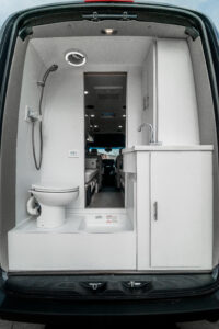 camper van bathroom and shower